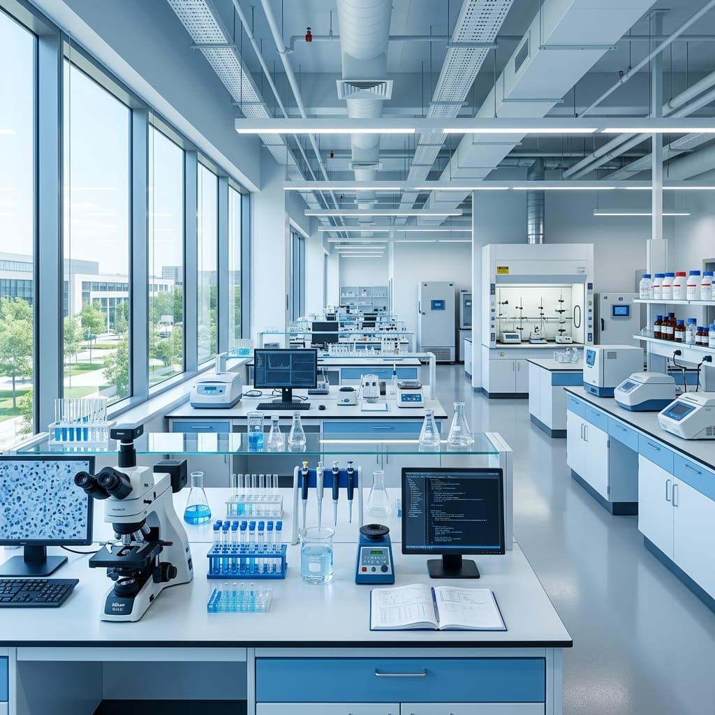 Modern scientific laboratory