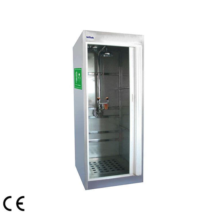 Emergency shower & eye wash room, EEWS-211